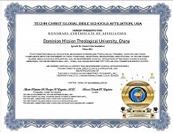 Affiliation Certificate